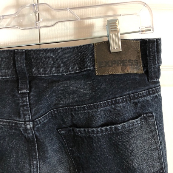 Express Dark Denim Jeans 34/32 - Picture 3 of 3